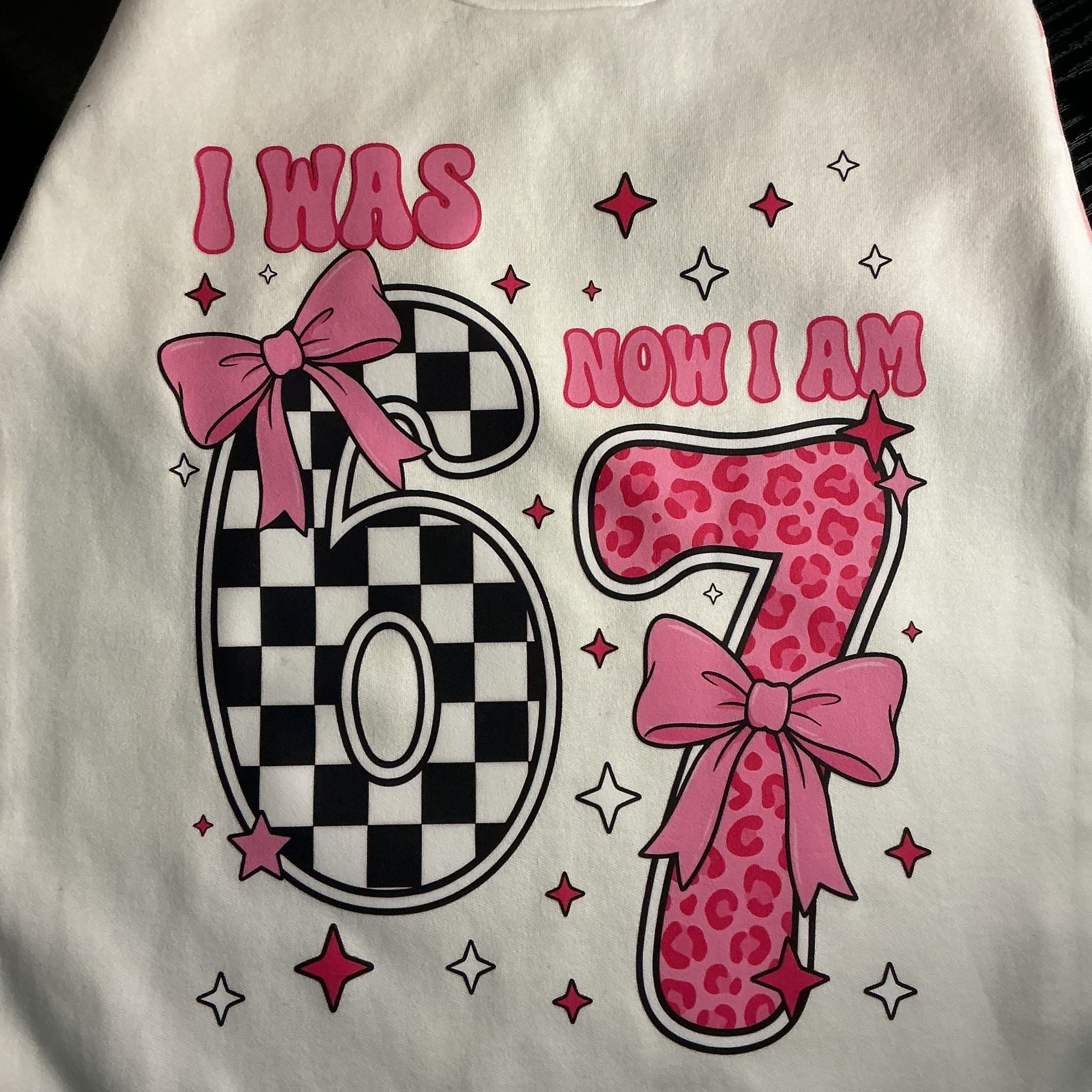 Girls Birthday Six Seven T-shirt