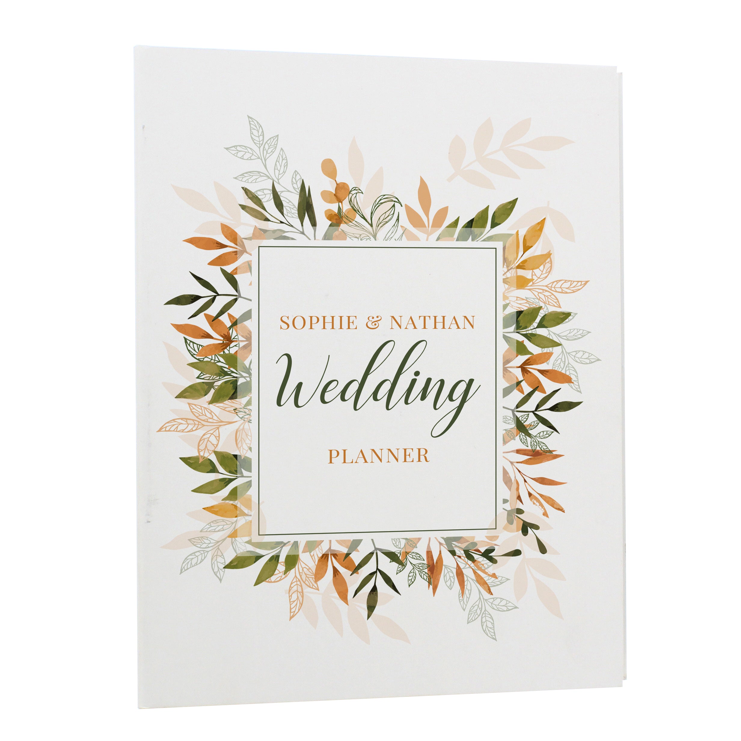 Personalised Autumnal Wedding Planner
