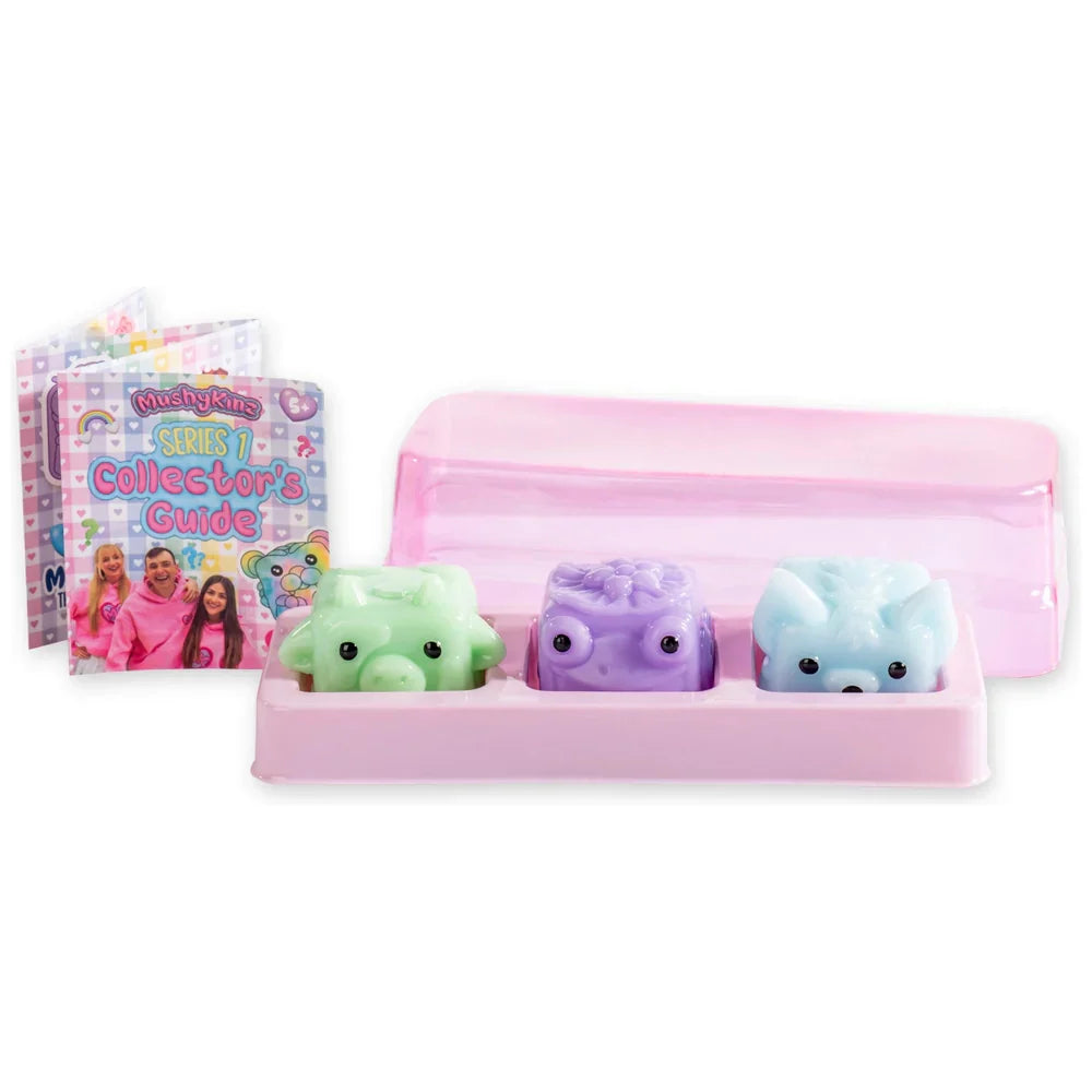 Mushykinz Mystery Mini Mushy Taba Squishies Fidget Toy 3 Pack Assortment