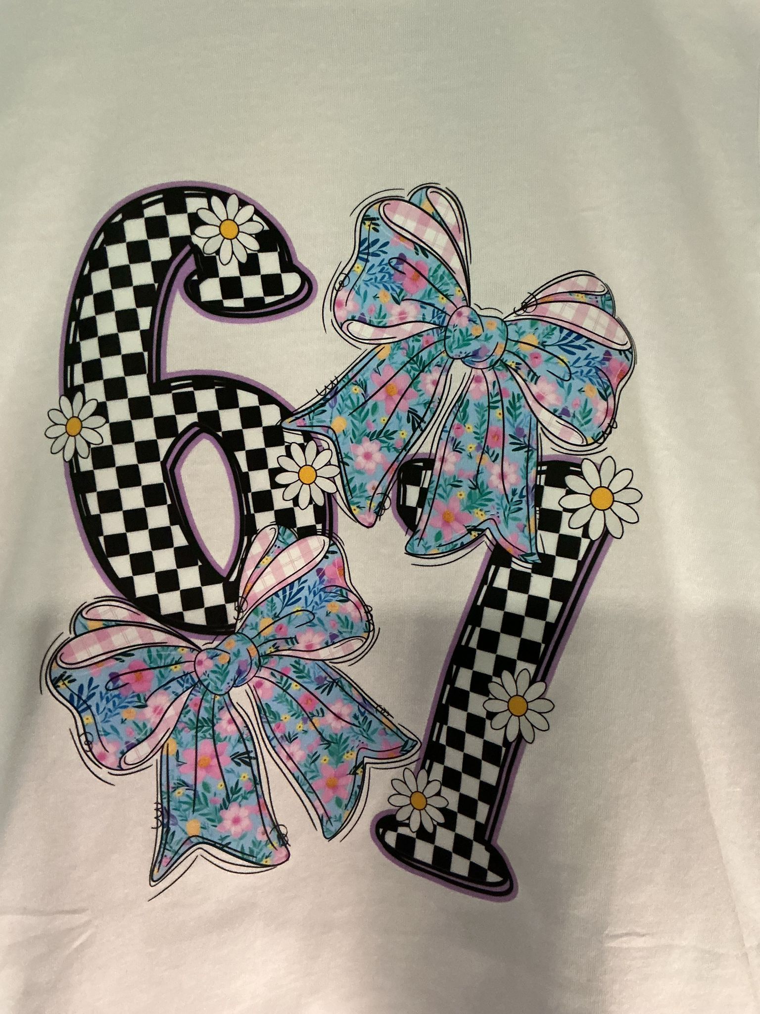 Flower and Bow 67 Children’s t-shirt