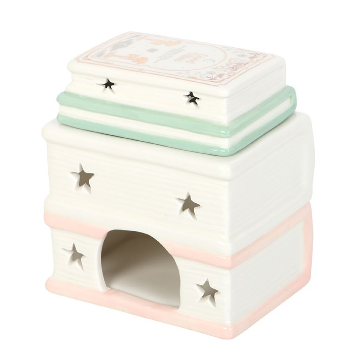 Book Stack Oil Burner and Wax Warmer