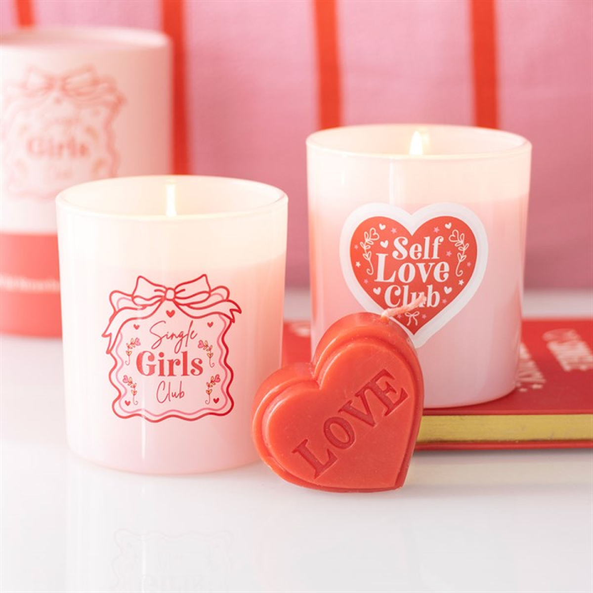 Single Girls Club Wild Strawberry Candle