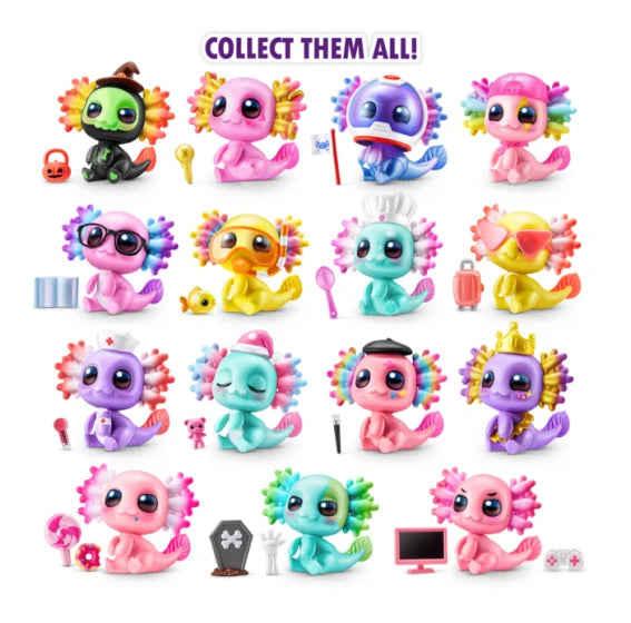 5 Surprise A-Lot-A Axolotls