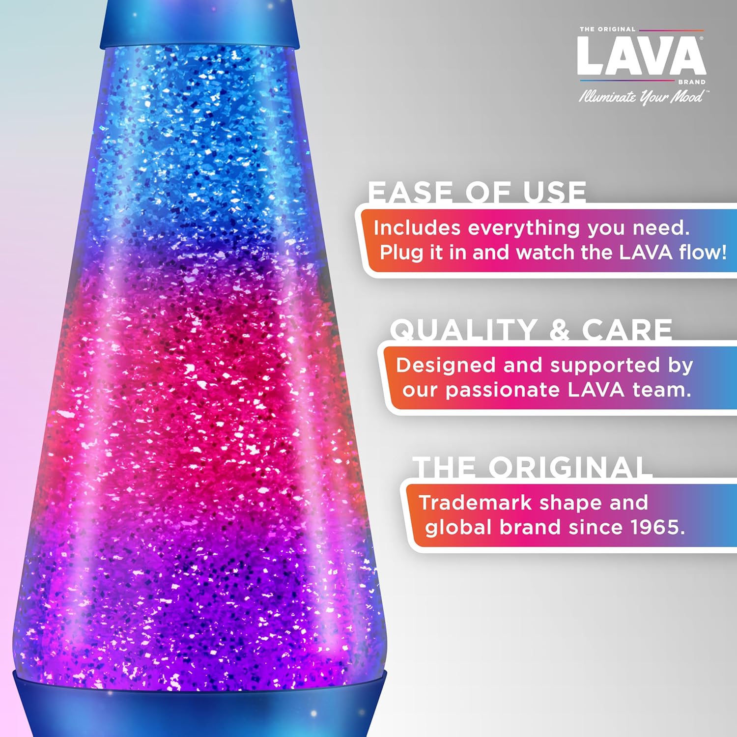 Lava Lamp Northern Lights Glitter