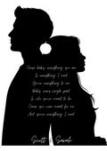 Song lyrics print