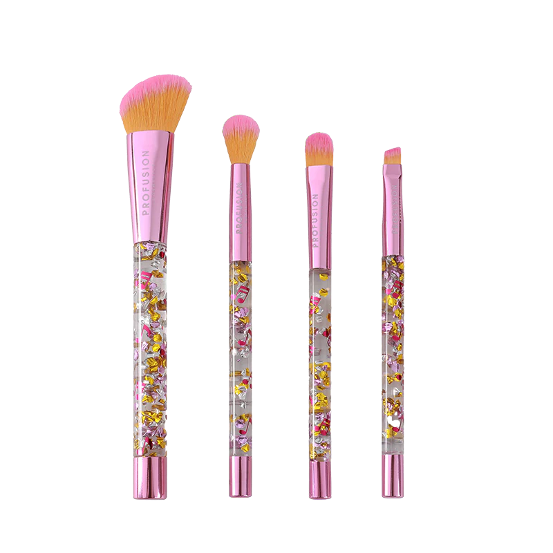 IT'S A VIBE | FEEL THE BEAT 4 PC FACE & EYE BRUSH SET