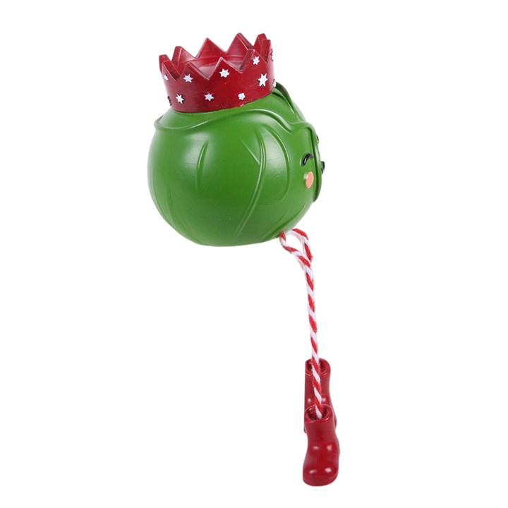 Brussles Sprout Shelf Sitter Ornament