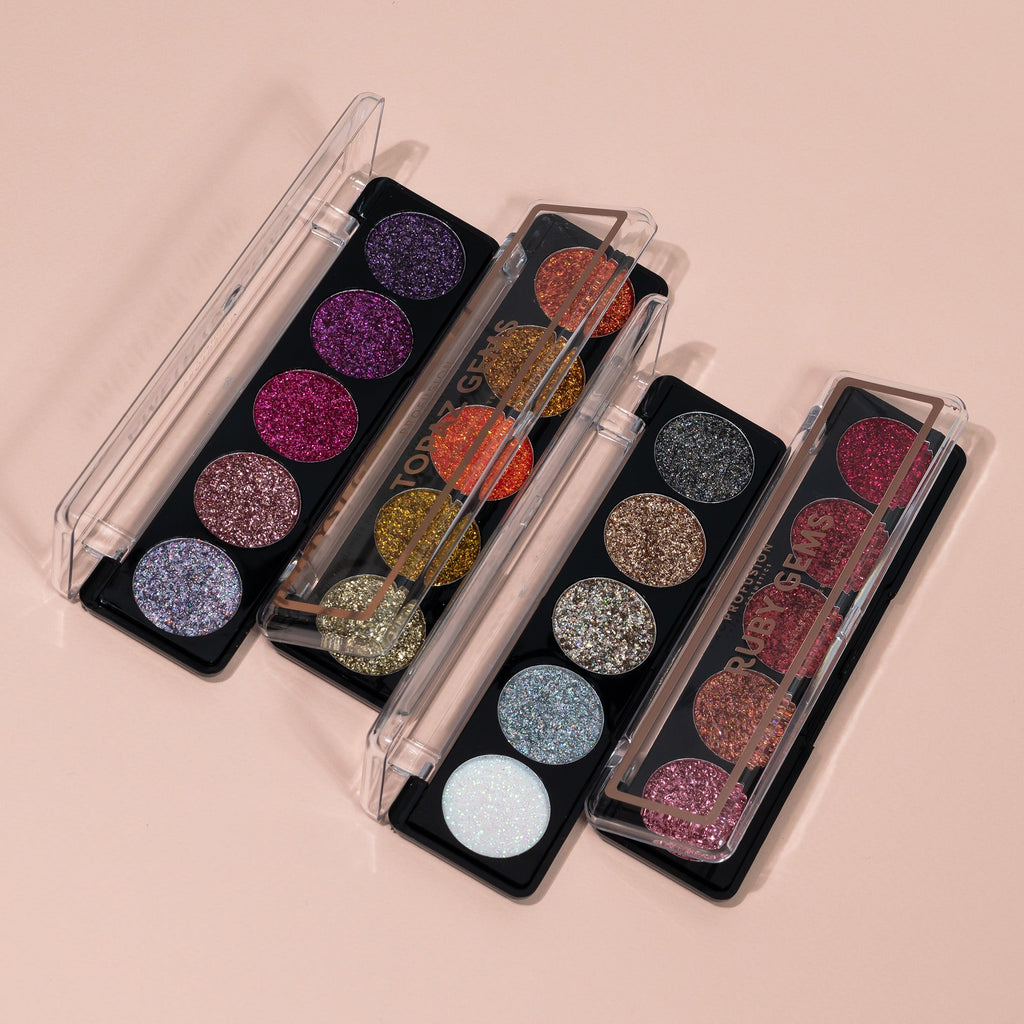 GLITTER GEMS | 5 SHADE GLITTER PALETTES