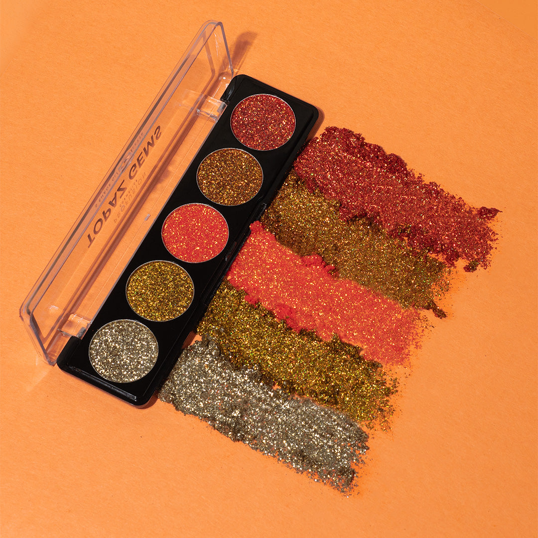GLITTER GEMS | 5 SHADE GLITTER PALETTES