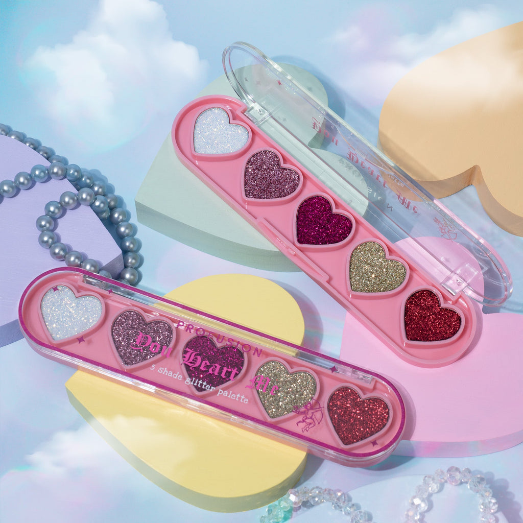 Dear Cupid - You Heart Me 5 Shade Glitter Palette