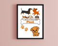 Personalised dog print