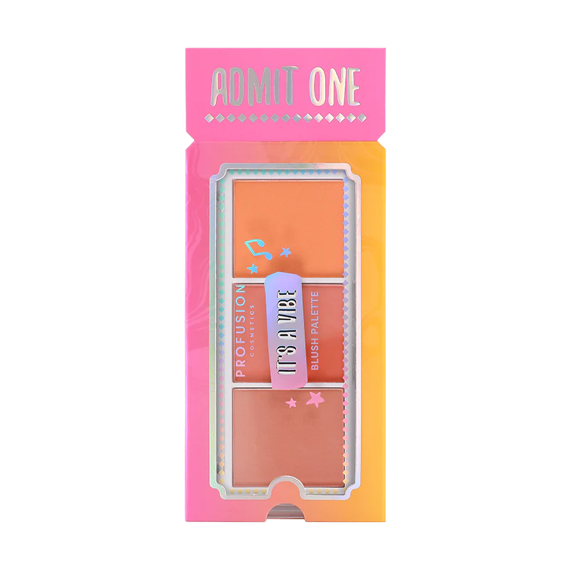 IT'S A VIBE | ADMIT ONE 3 SHADE BLUSH PALETTE