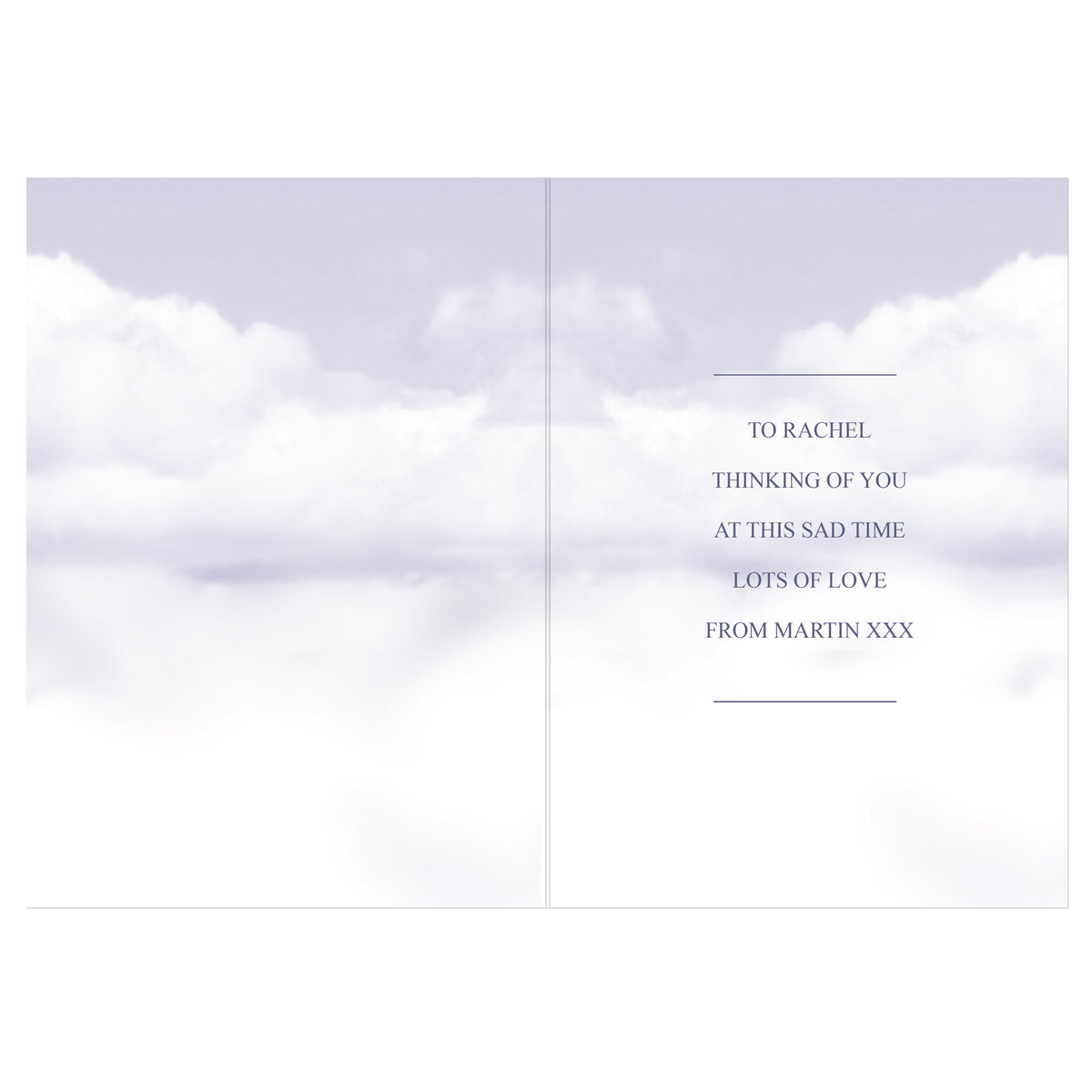 Personalised Guardian Angel Card