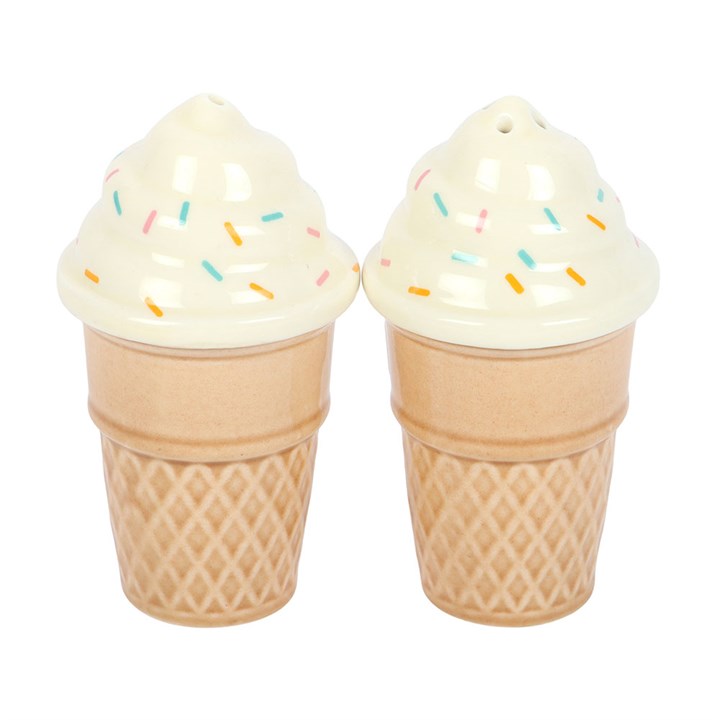 Ice Cream Cone Salt and Pepper Shakers