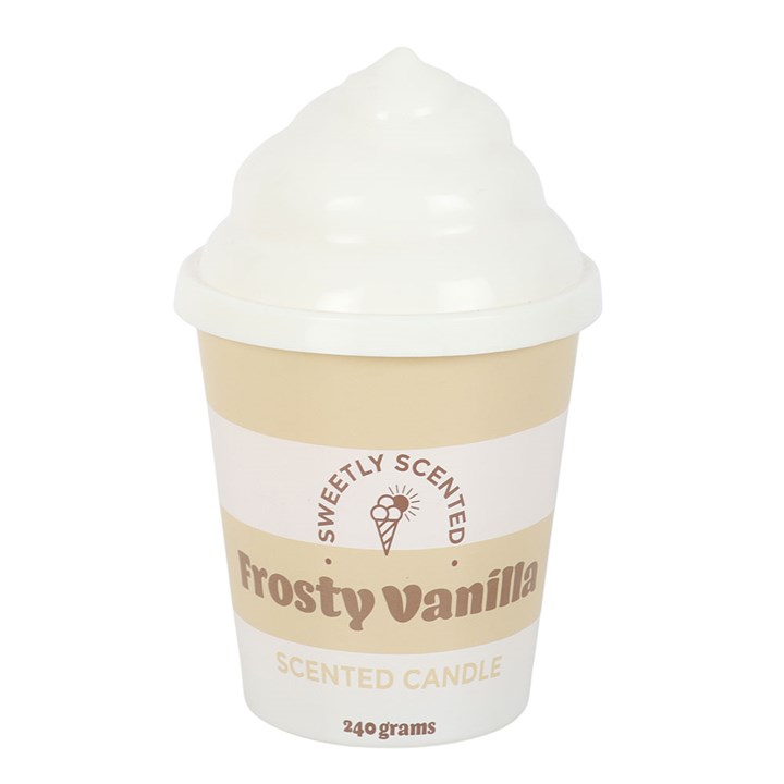 Frosty Vanilla Ice Cream Scented Candle