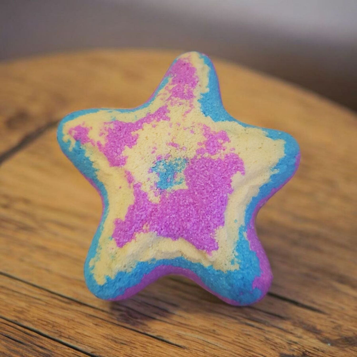 Bubblicious Star Bath Bombs - Pink, Yellow and Blue