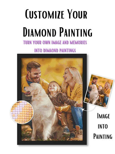 Custom Diamond Painting From Your Photo
