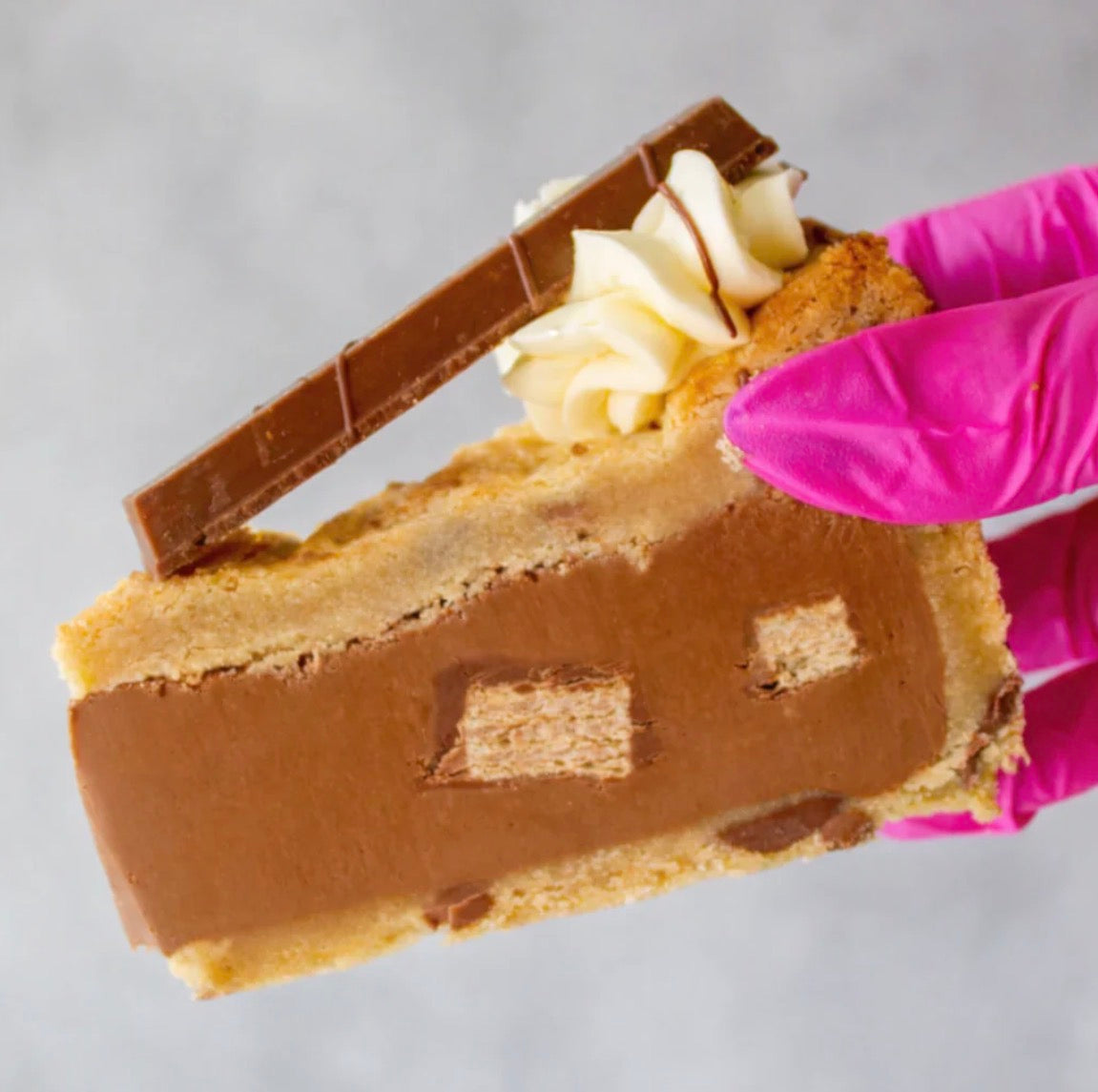 KitKat Cookie Pie Slice