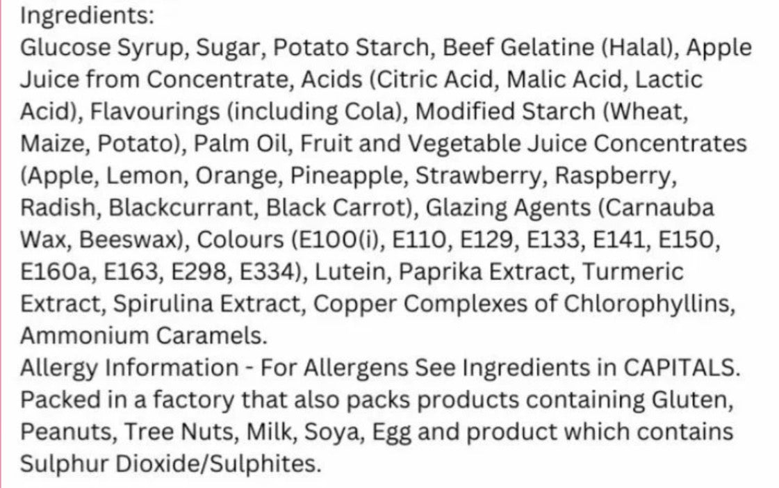 Halal Fizzy Mix - 1KG