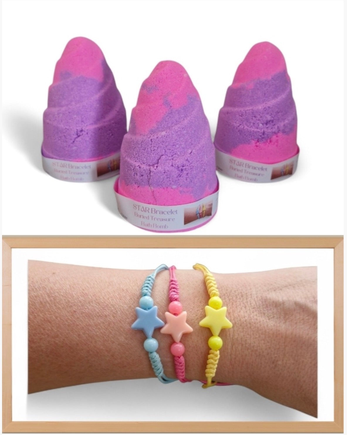 Star Bracelet Hidden Treasure Bath Bomb