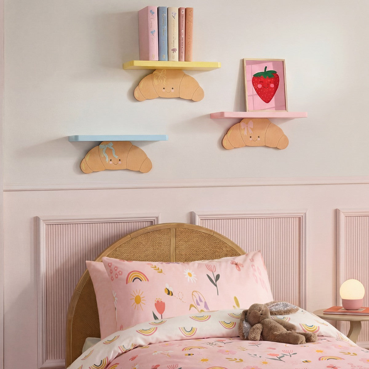 Croissant Shelves, Multi - 3 Pack