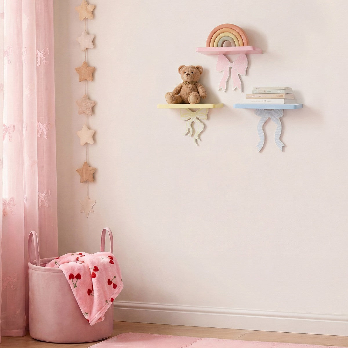 Bow Shelves, Multi - 3 Pack