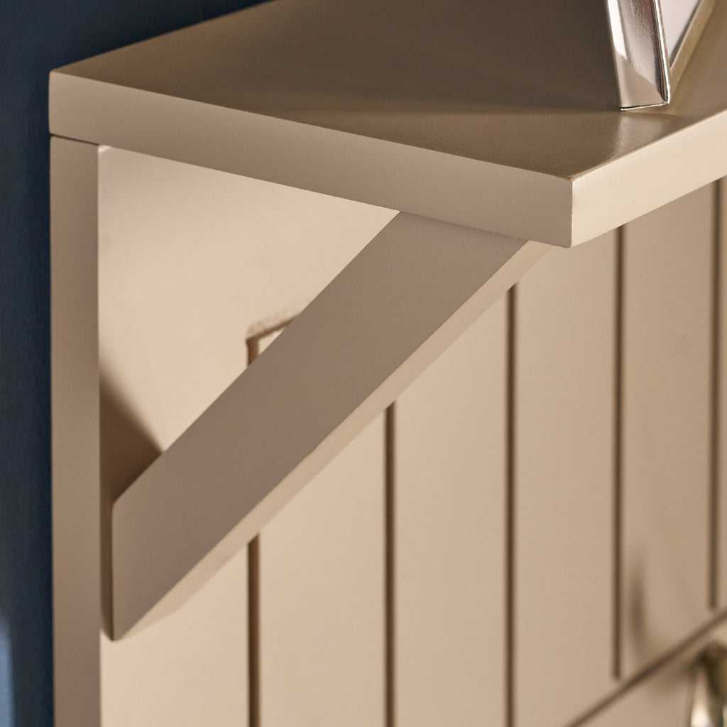 Coat Hook Shelf - Black/Natural/White