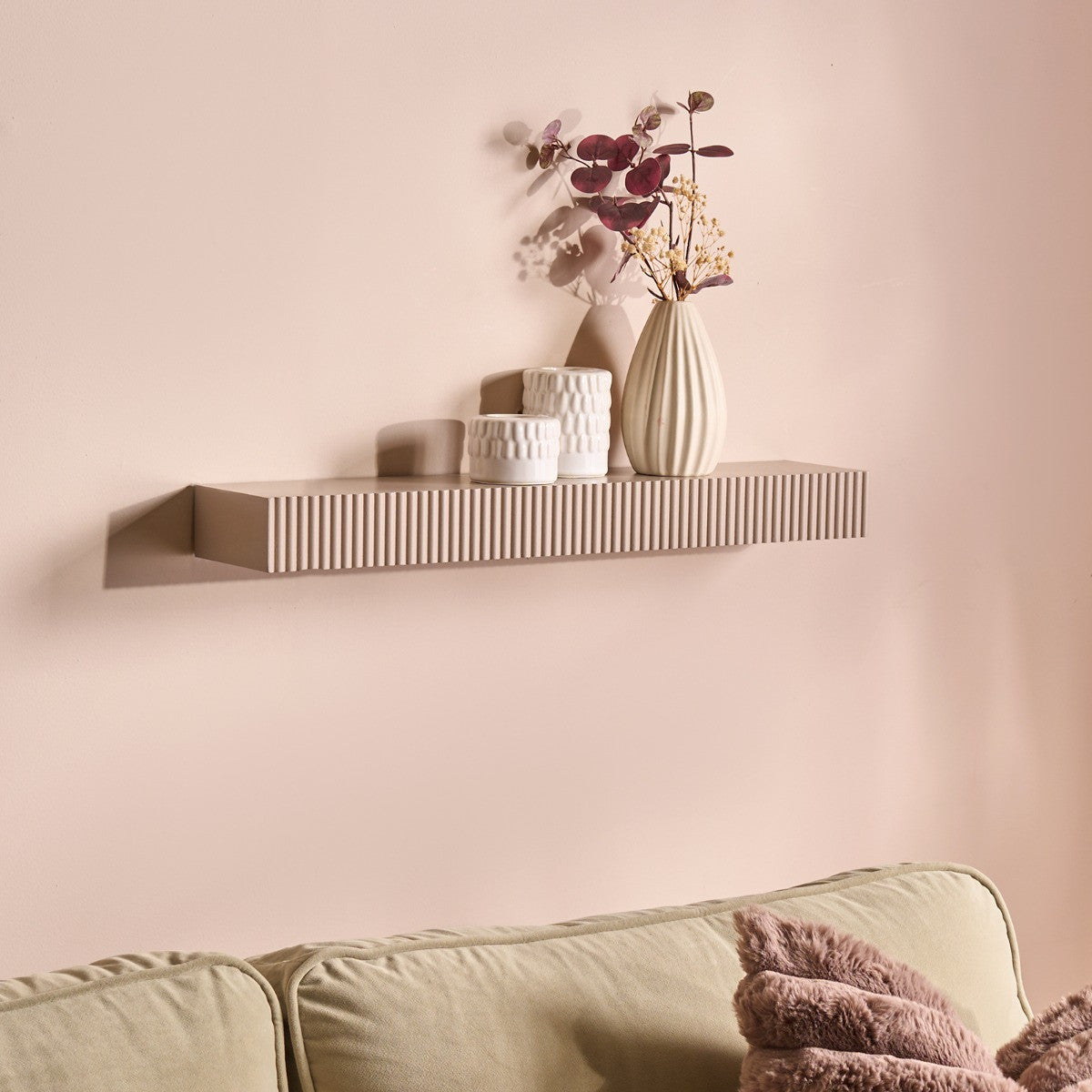 Ribbed Shelf - Various Colours Available