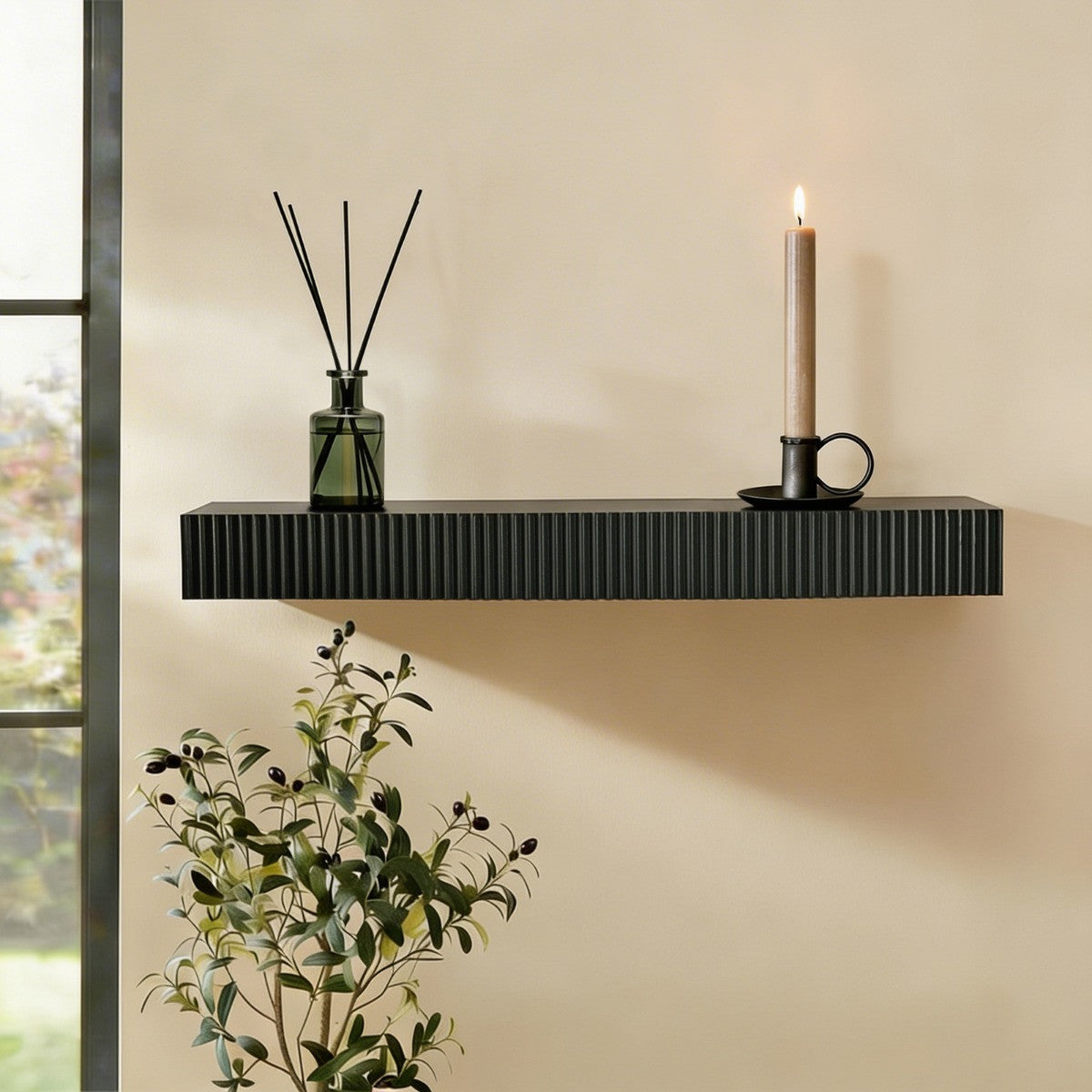 Ribbed Shelf - Various Colours Available