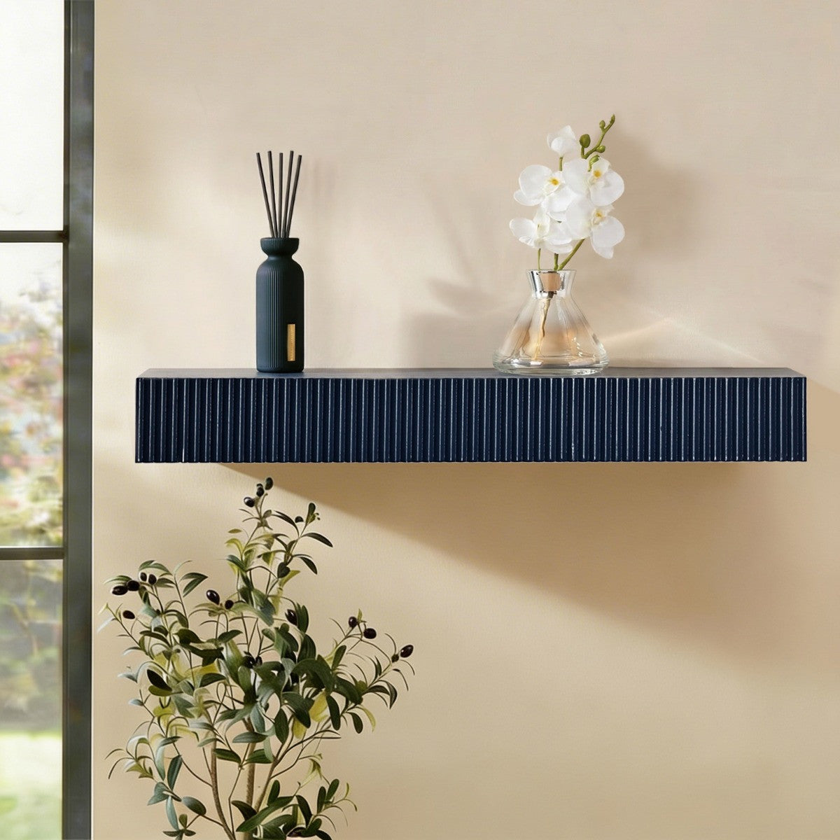 Ribbed Shelf - Various Colours Available