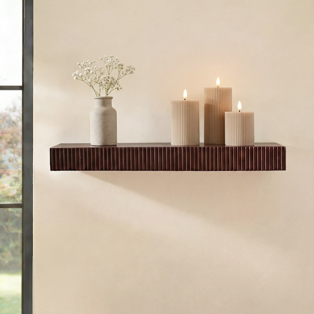 Ribbed Shelf - Various Colours Available