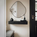 2-Drawer Ribbed Floating Shelves