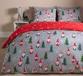 Christmas Gonk Reversible Duvet Cover Set - Grey