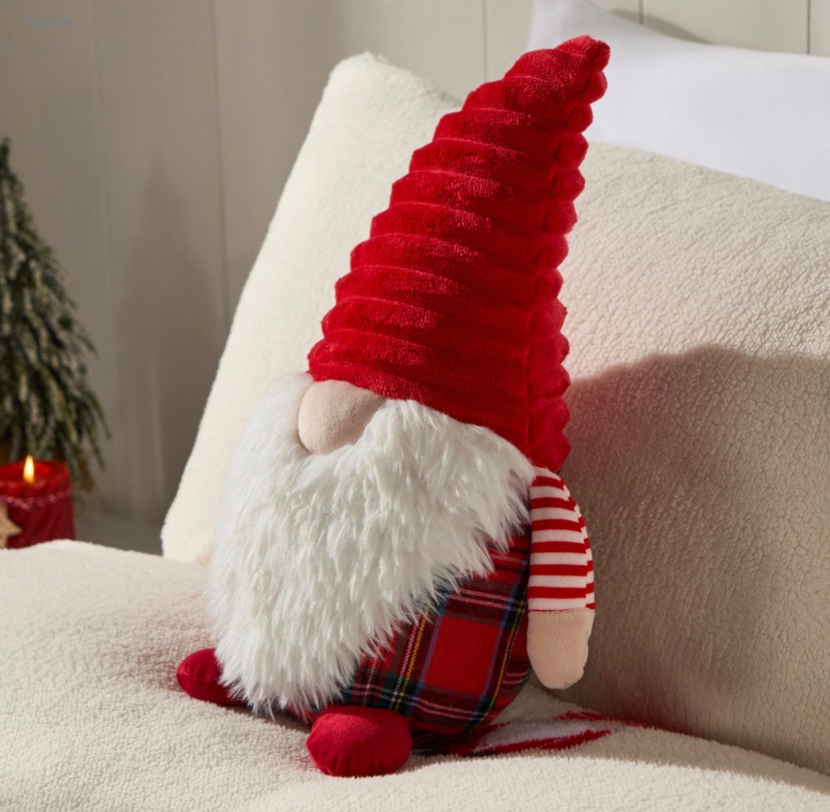 Frosty the Christmas Gonk Cushion - Red