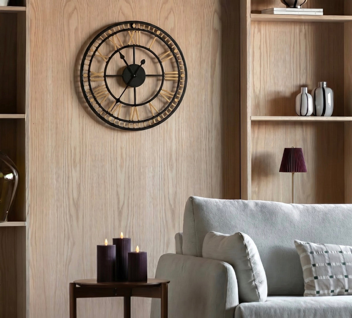 Large Skeleton Wall Clock - 40cm x 40cm