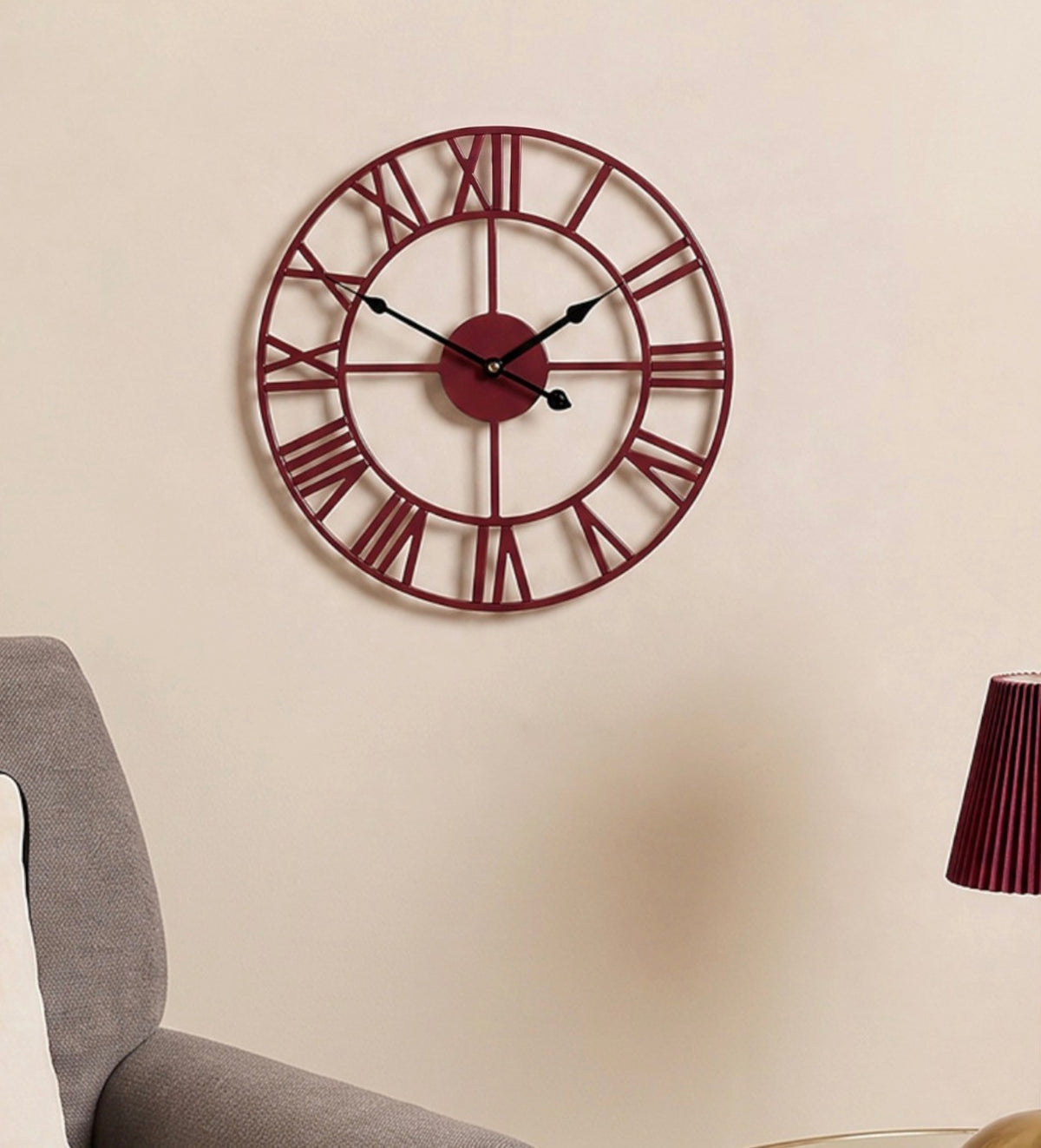 Large Skeleton Wall Clock - 40cm x 40cm