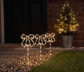 3 Pack Bow Stake Lights - Warm White