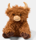 Harry The Highland Cow Microwaveable Hottie - Brown/Rust
