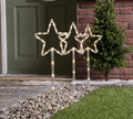 3 Pack Star Stake Lights - Warm White
