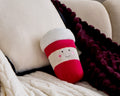 Coffee Cup Microwaveable Hottie - Burgundy