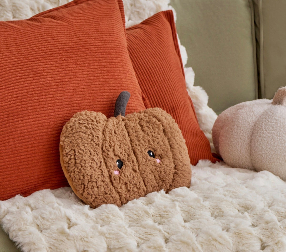 Pumpkin Microwaveable Hottie - Rust