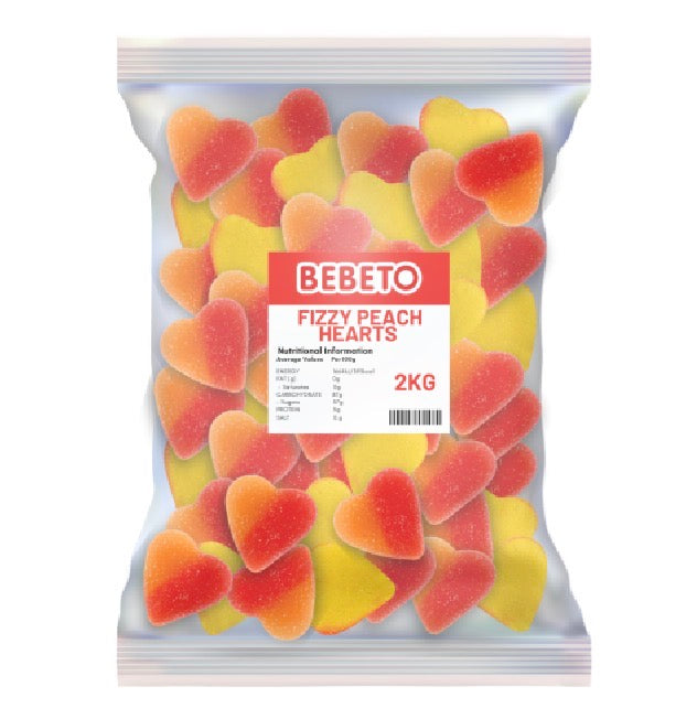 Bebeto Peach Hearts 2Kg
