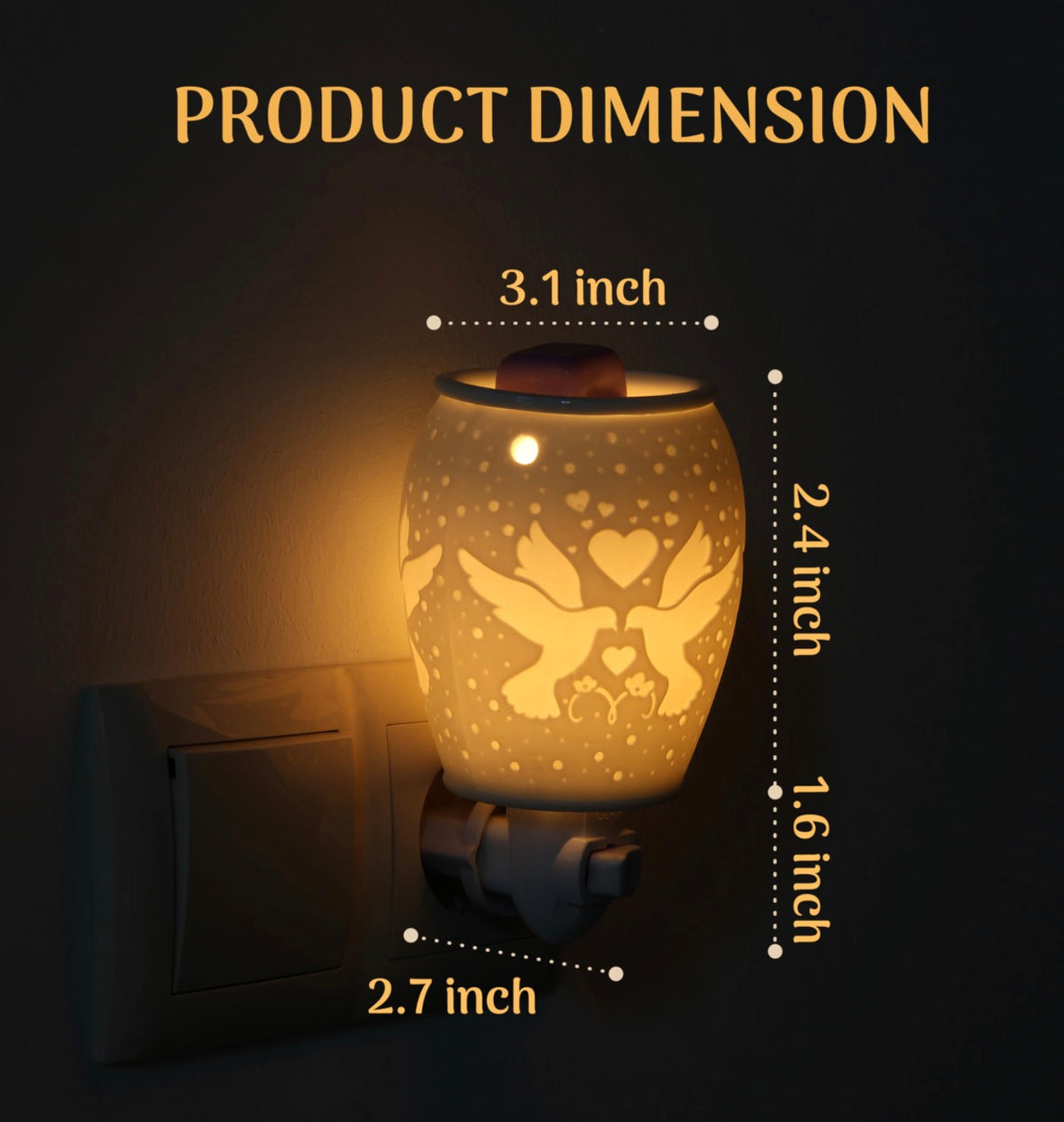 Dove plug in wax melt burner