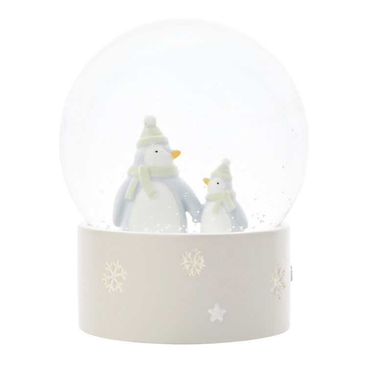 A Bambino BY JULIANA® Mother and Baby Penguin Water Globe