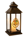 Hogwarts crest gold lantern