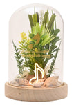 Pastel Princess Florals In A Cloche With Neon Light featuring Ariel