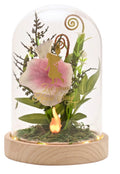 Disney Pastel Princess Florals In A Cloche With Neon Light - Moana