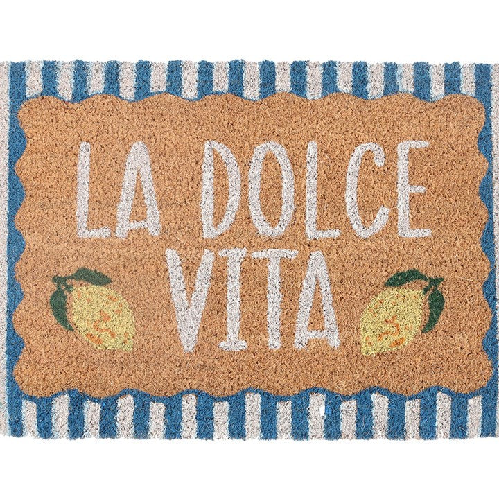 Blue La Dolce Vita Doormat
