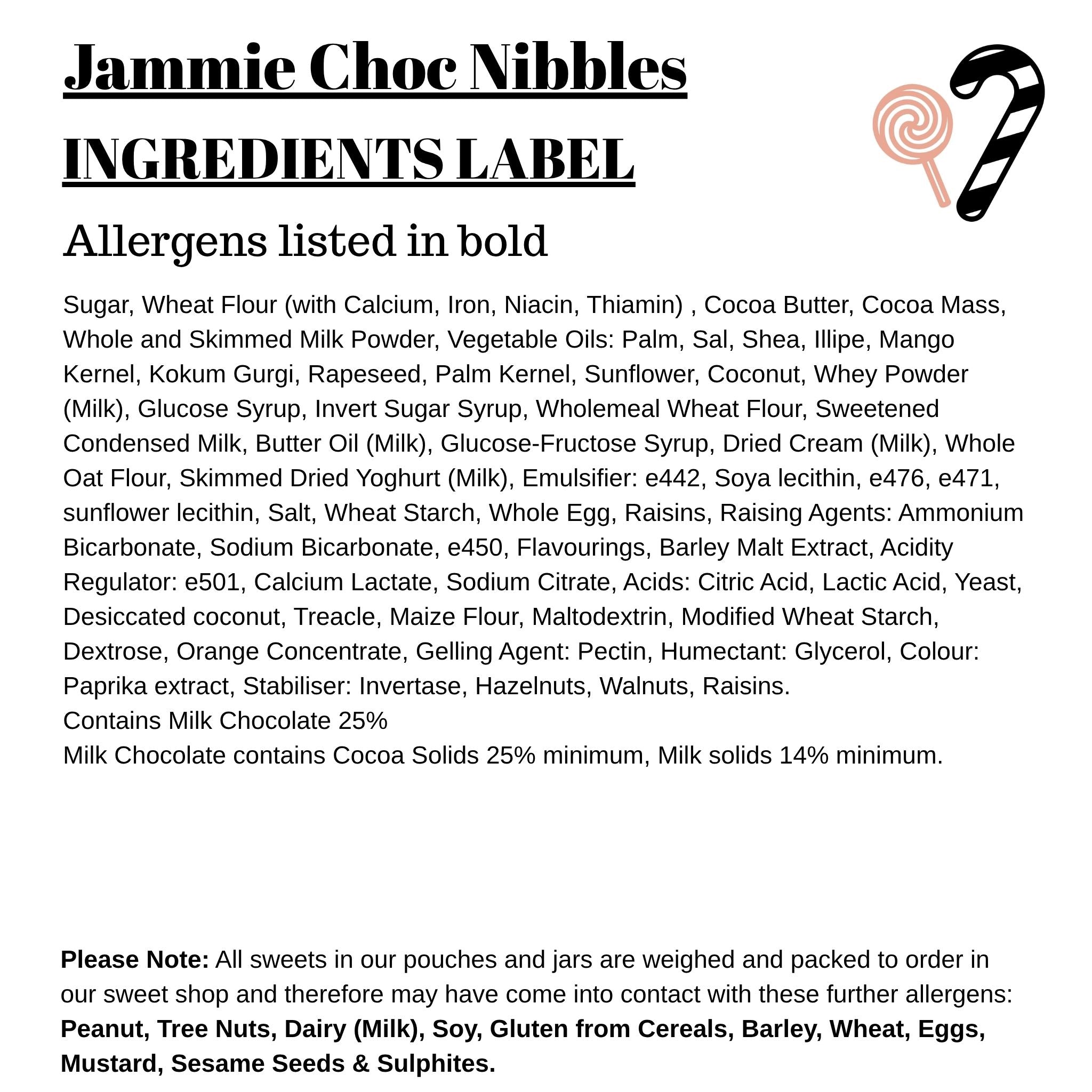 Jammie Choc Nibbles