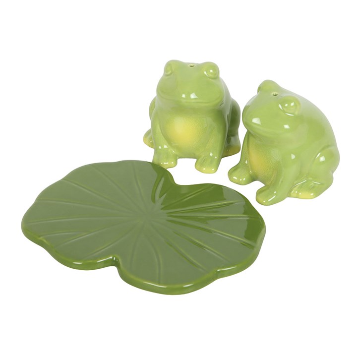 Luna Frog Salt and Pepper Shakers